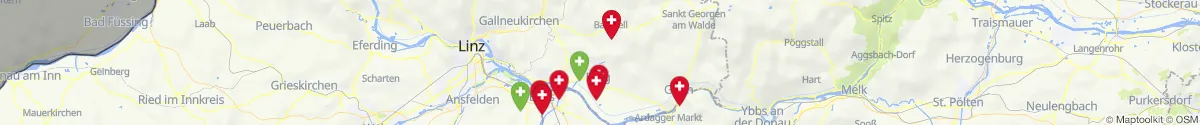 Map view for Pharmacies emergency services nearby Baumgartenberg (Perg, Oberösterreich)